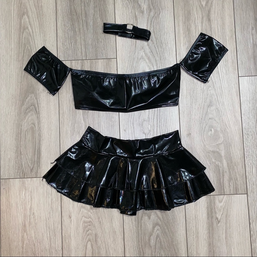 3 piece leather set